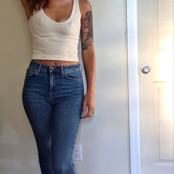 Forever 21 Denim - High waisted washed denim jeans